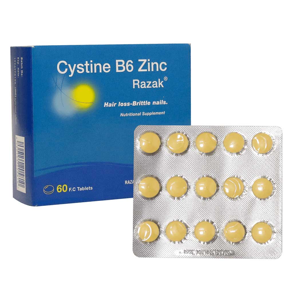 سیستین ب6 زینک رازک