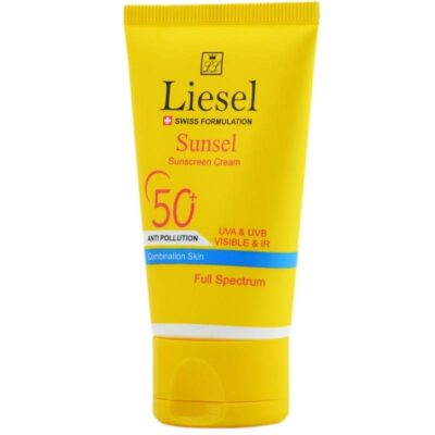 کرم ضد آفتاب لایسل spf50 برای پوست مختلط 40 میل