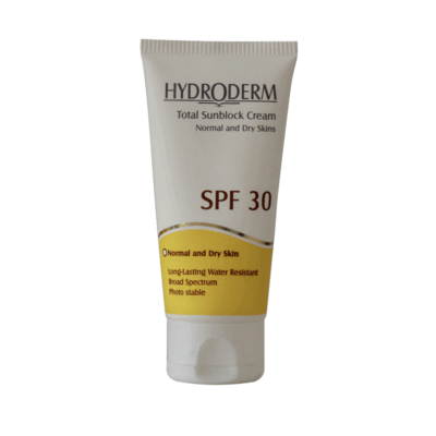 کرم ضد آفتاب SPF30 توتال هیدرودرم 50 میل