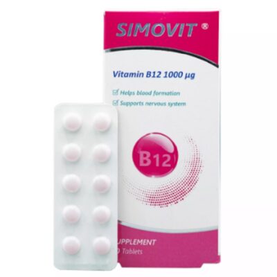 قرص ویتامین ب 12 سیموویت سیمرغ عطار دارو 1000 میکروگرم 30 عددی