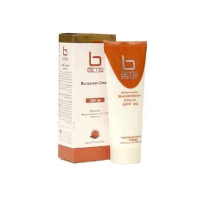 کرم ضد آفتاب و مرطوب کننده بتیس SPF40 سایز ۷۵ میل