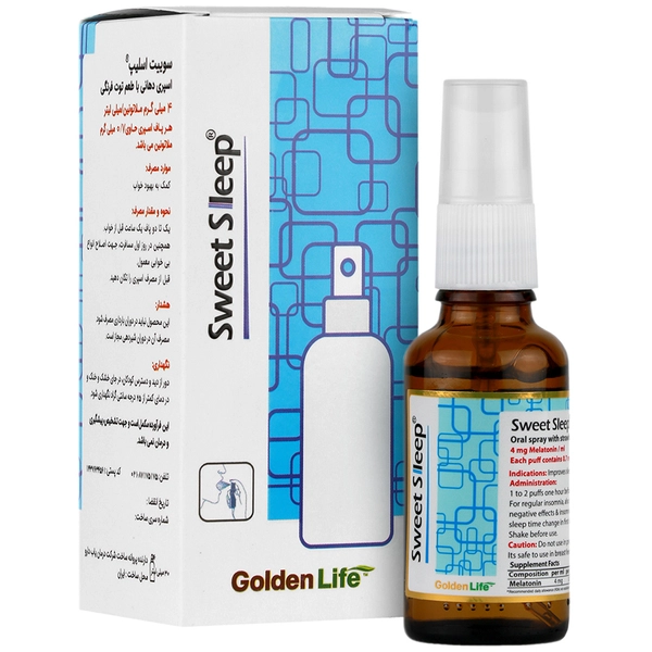 اسپری-سوییت-داروبین اسپری دهانی ملاتونین سوییت اسلیپ گلدن لایف 30 میلی لیتر - Image 1